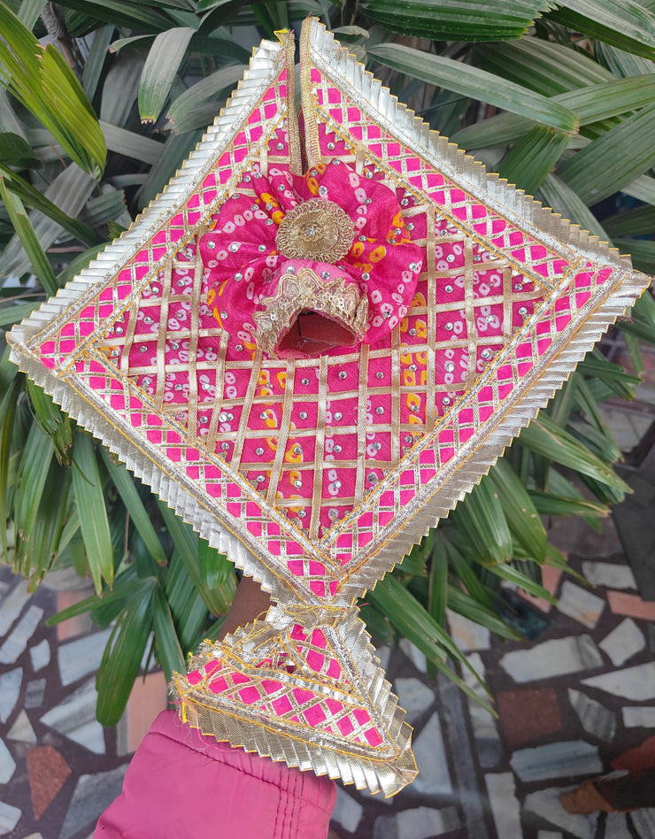 Makar sankranti special dress for laddu gopal ji with pagadi