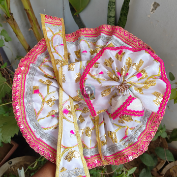 Fancy poshak for laddu gopal ji with patka and pagadi