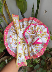 Fancy poshak for laddu gopal ji with patka and pagadi