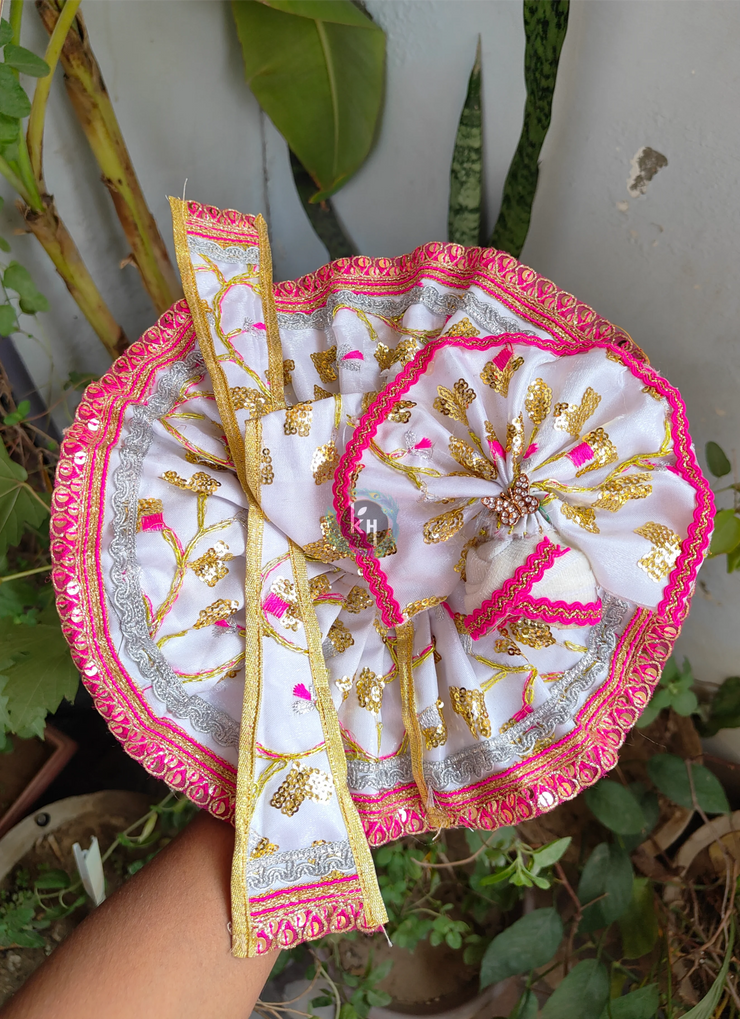 Fancy poshak for laddu gopal ji with patka and pagadi