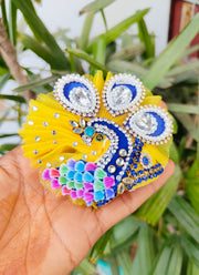 Mor Patch Pagdi for laddu ji 