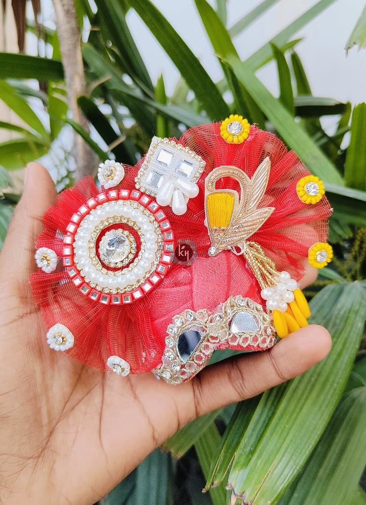 Janmashtmi special cow wali dress for laddu gopal ji with pagdi and choli