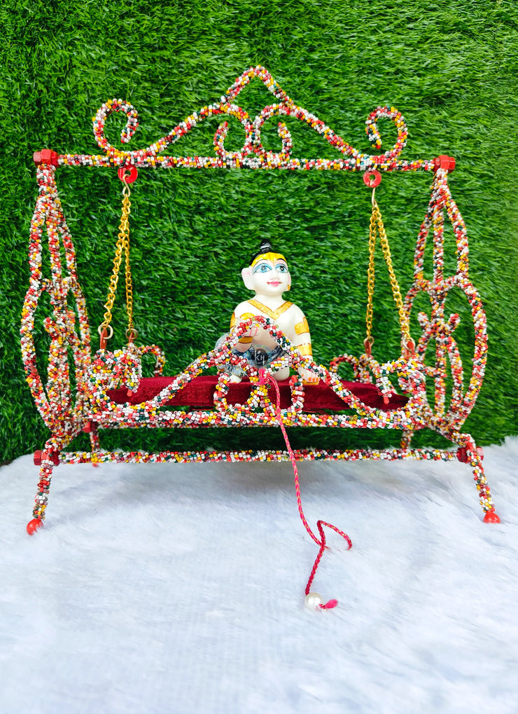 Multi Pearls Jhula for laddu ji 