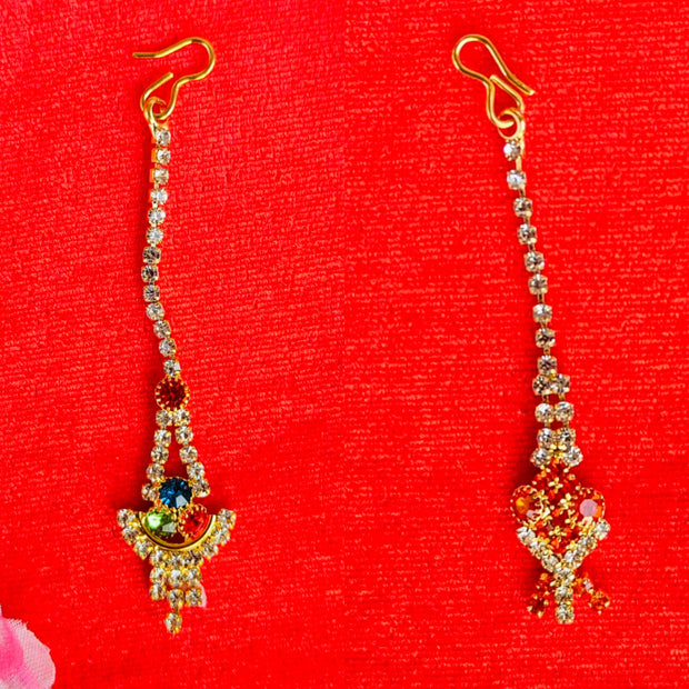 mang tikka for laddu radha rani suitable for 2-6 number (random color and design)