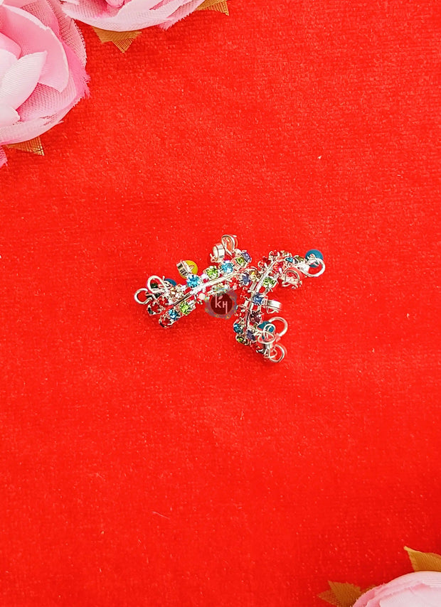 silver multi colour kangan for laddu gopal ji suitable for 0-4no.-(KH025)