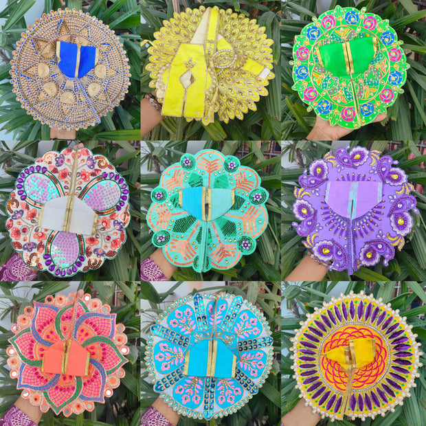 Navratri special 9 dress combo for laddu gopal ji (random color)