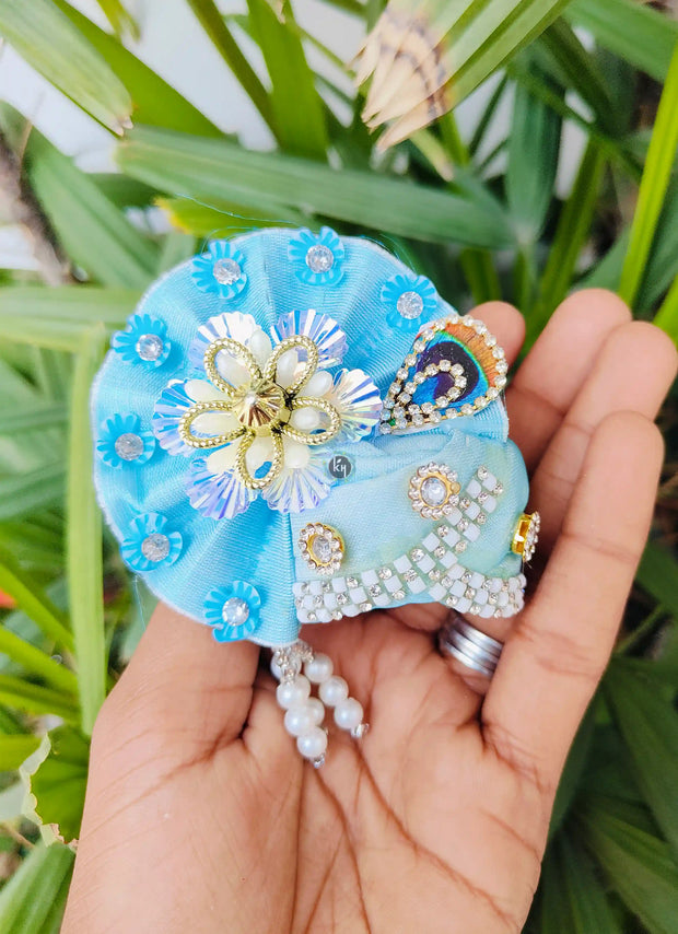 Janmashtami morepankhi fancy pagdi for laddu gopal ji  (ML-13)