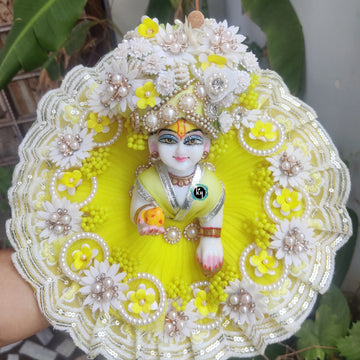 Beautiful heavy poshak for laddu gopal ji with pagdi and choli