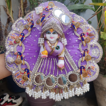 Festival special beautiful poshak for laddu gopal ji with pagdi and choli