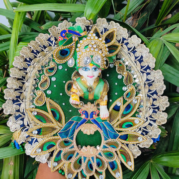 Janmashtami special royal poshak for laddu gopal ji with pagdi and choli