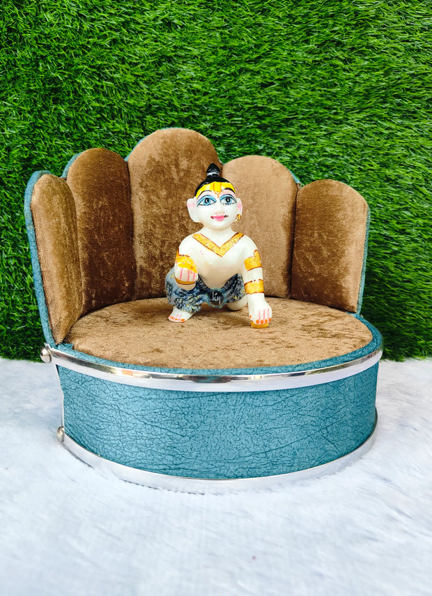 Velvet layer sofa for laddu ji 