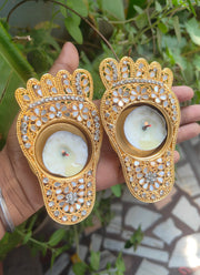 Decorative special metal diyas for diwali