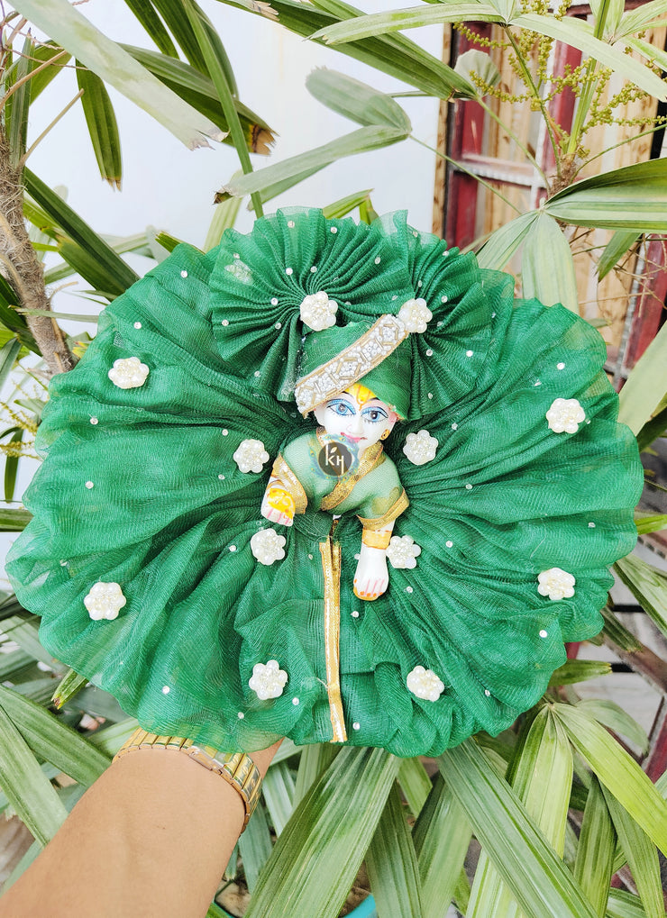 Summer lehanga net dress for laddu gopal ji