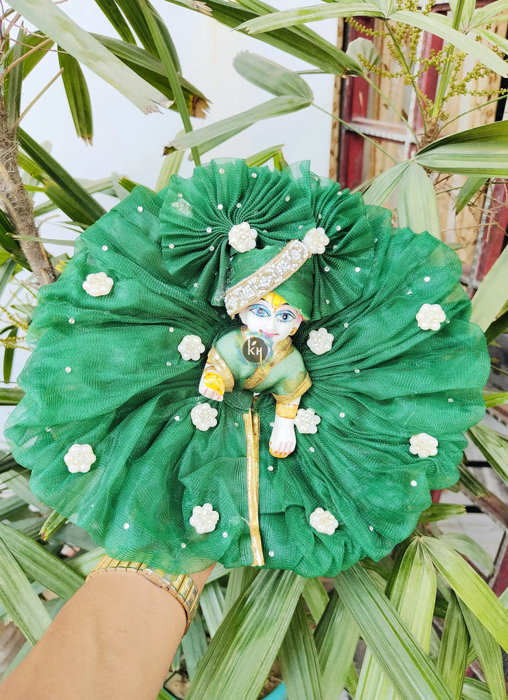 Summer lehanga net dress for laddu gopal ji