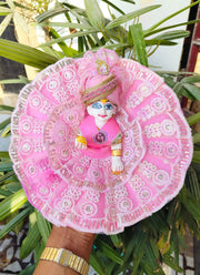 Full pink dress for laddu ji 