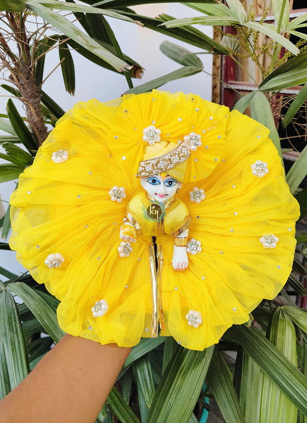 Summer lehanga net dress for laddu gopal ji