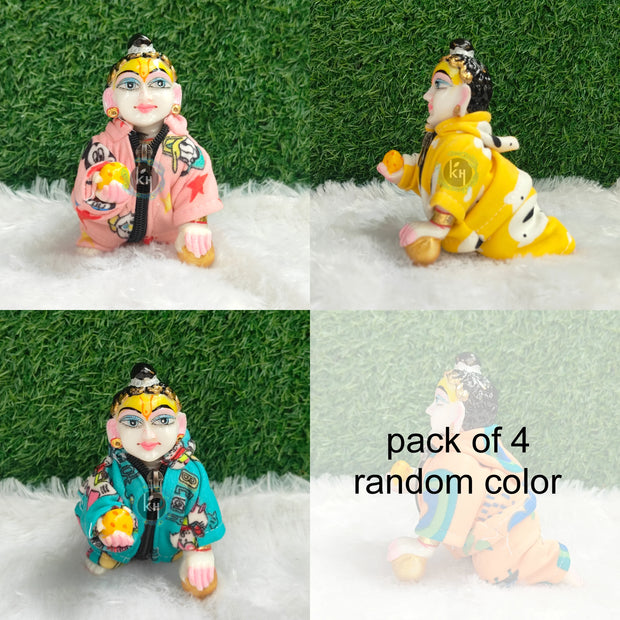 Winter track suit for laddu gopal ji pack of 4 (RANDOM COLOUR)