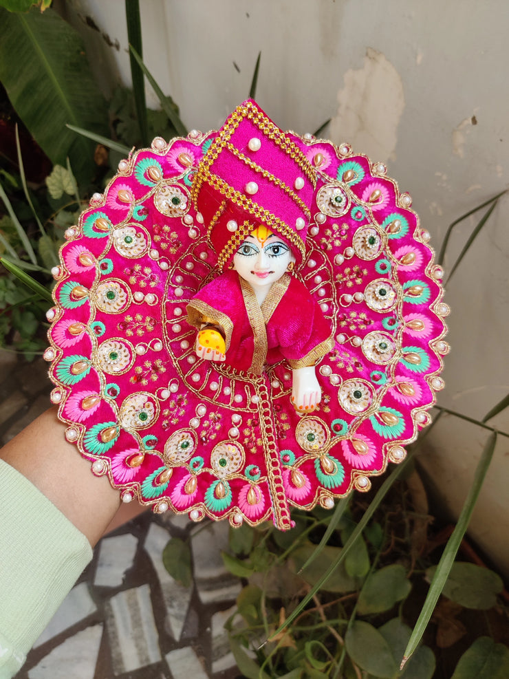 Laddu gopal heavy velvet dress special for winter