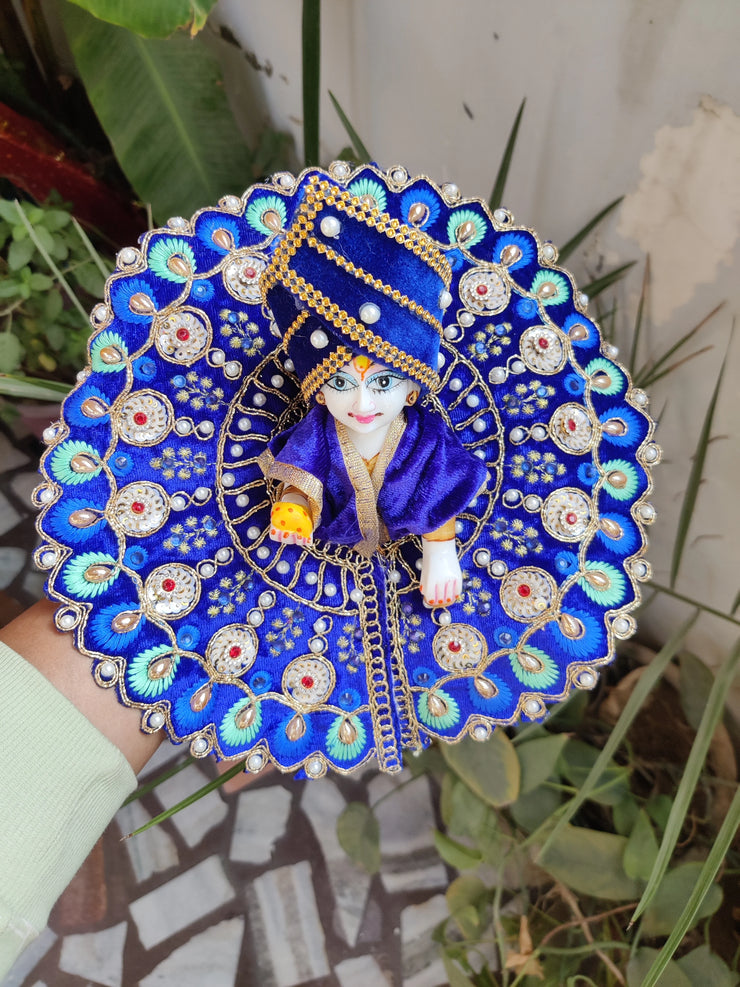 Laddu gopal heavy velvet dress special for winter