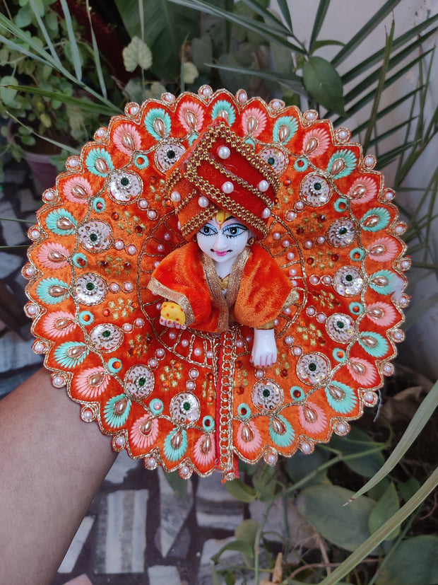 Laddu gopal heavy velvet dress special for winter