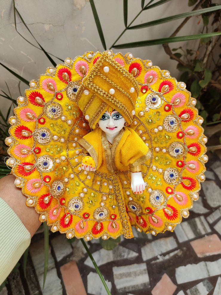 Laddu gopal heavy velvet dress special for winter